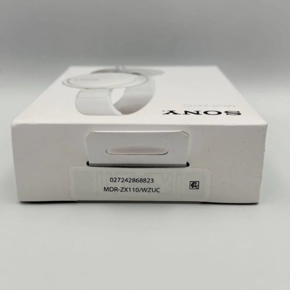Sony Headphones  Wired On-Ear zX Series   White MDR-ZX110 NEW in BOX